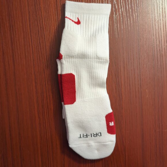 3 Pairs Original Nike Elite Socks Basketball Quarter Low Cut Size Large White - Picture 6 of 10